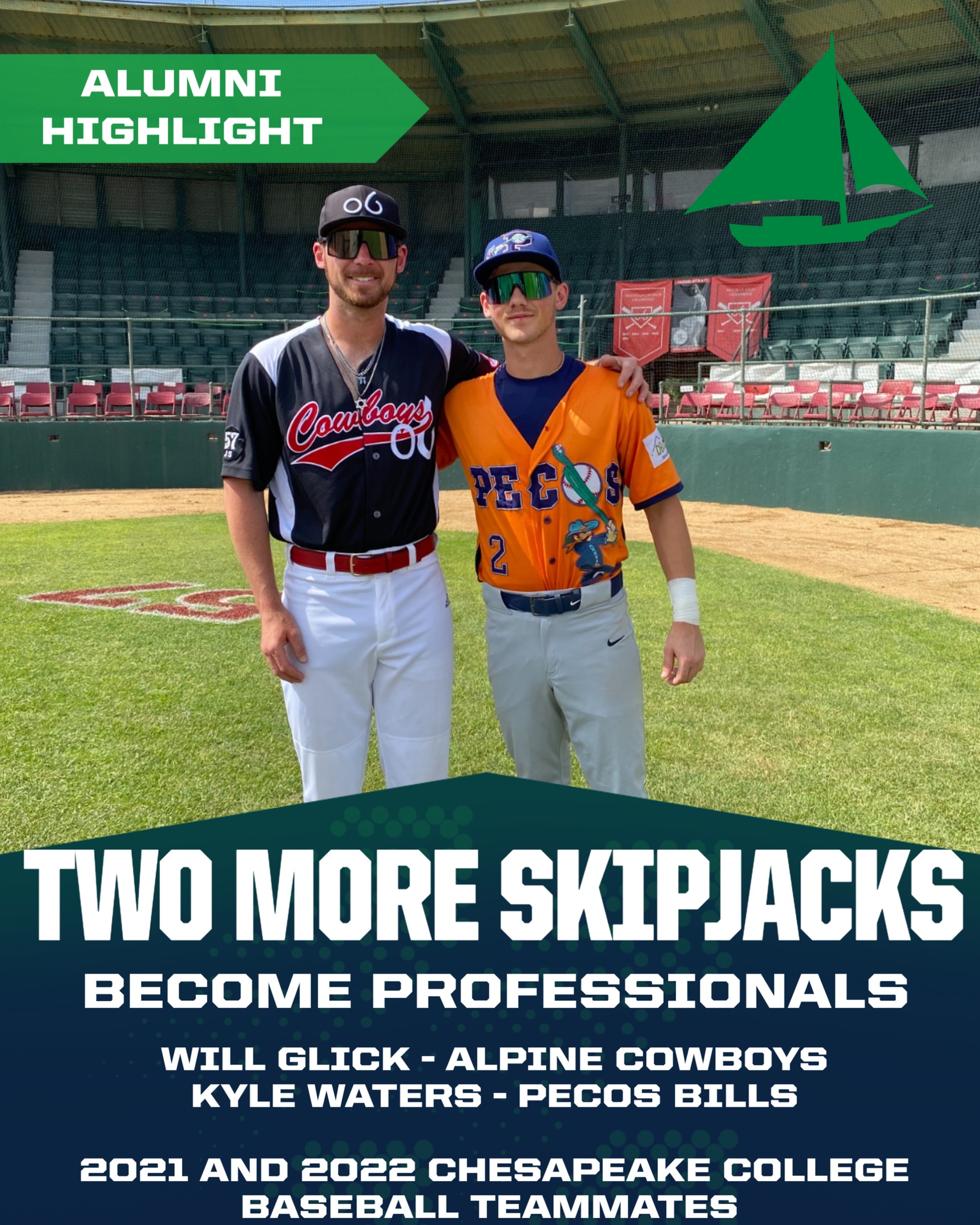 Two More Skipjacks Become Professionals